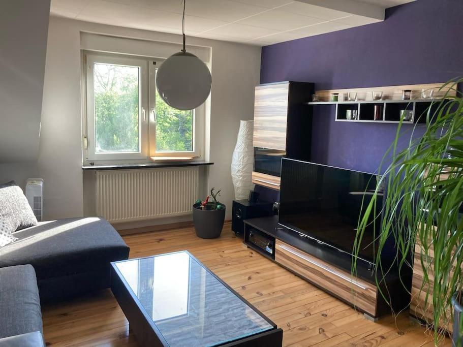 Sonnige Etagen-Wohnung, Alleinige Nutzung, Wasserbett Нойнкирхен Экстерьер фото